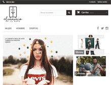 Tablet Screenshot of elarmariodelaropa.com